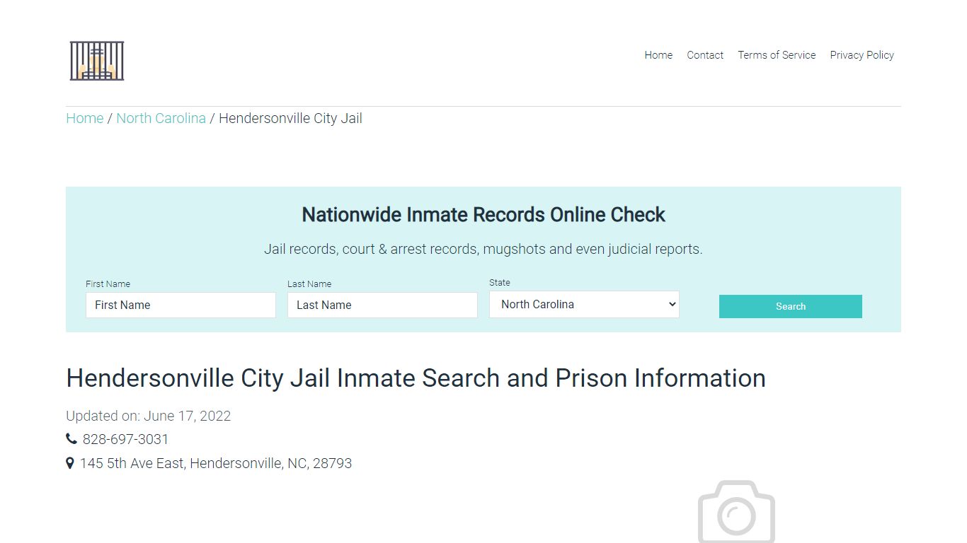Hendersonville City Jail Inmate Search, Visitation, Phone ...